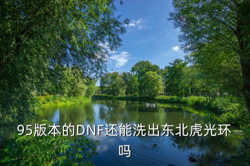 95版本的DNF还能洗出东北虎光环吗