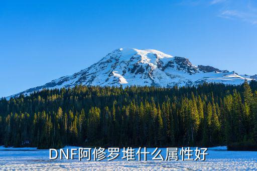 dnf 阿修罗什么属性好，dnf阿修罗刷图堆什么属性好