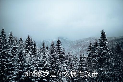 dnf修罗是什么属性攻击