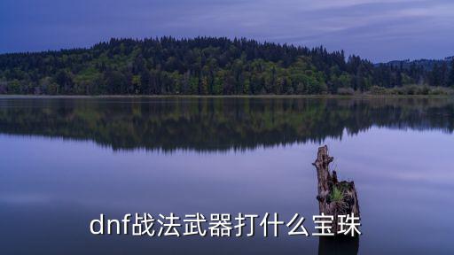 dnf战法武器打什么宝珠