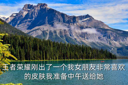 王者荣耀刚出了一个我女朋友非常喜欢的皮肤我准备中午送给她