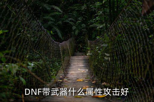DNF带武器什么属性攻击好