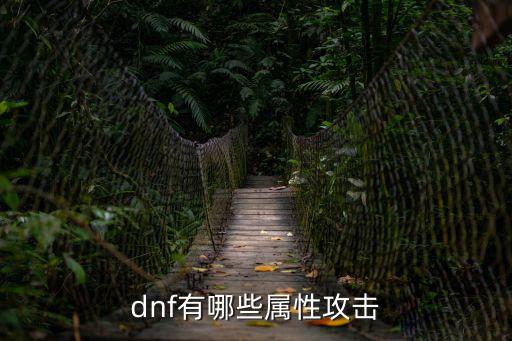 属性攻击是什么意思dnf，dnf有哪些属性攻击