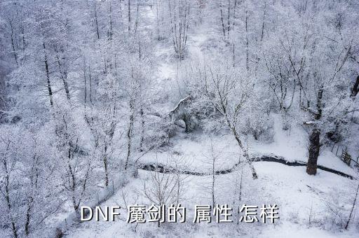 DNF 魔剑的 属性 怎样