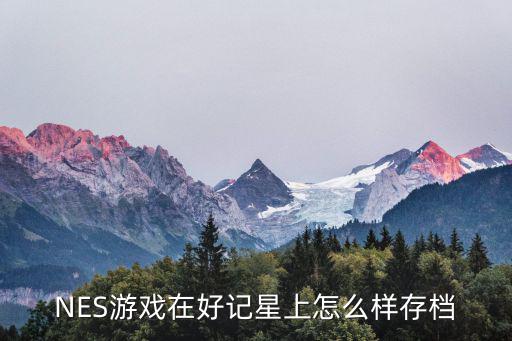 NES游戏在好记星上怎么样存档