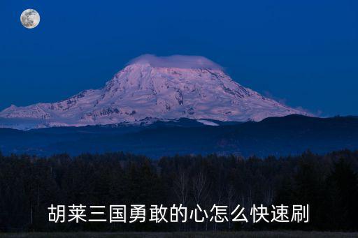 勇敢的心手游魔法币怎么获得，胡莱三国勇敢的心怎么快速刷