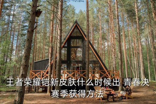 王者荣耀铠新皮肤什么时候出 青春决赛季获得方法