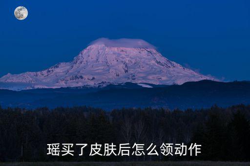 瑶买了皮肤后怎么领动作