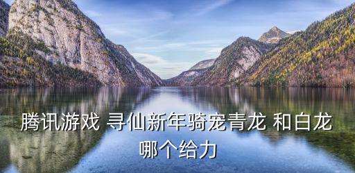 腾讯游戏 寻仙新年骑宠青龙 和白龙哪个给力