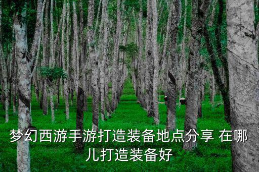 梦幻西游手游打造装备地点分享 在哪儿打造装备好