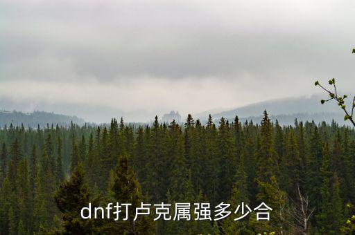 dnf光卢克什么属性，dnf卢克多少属性抗性