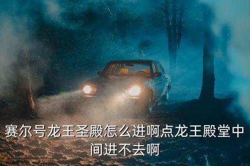 赛尔号龙王圣殿怎么进啊点龙王殿堂中间进不去啊