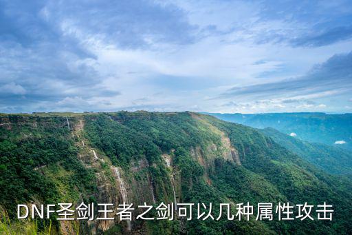 DNF圣剑王者之剑可以几种属性攻击