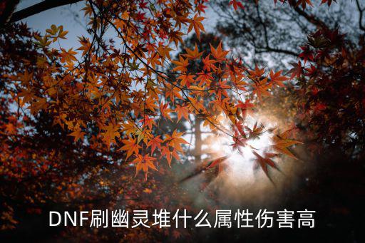 dnf大幽魂套堆什么属性，Dnf史诗幽魂套属性
