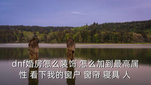 dnf婚房装扮什么贾属性，dnf剑魂结婚装扮怎么选择属性