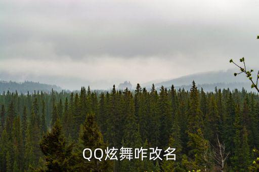 QQ炫舞咋改名