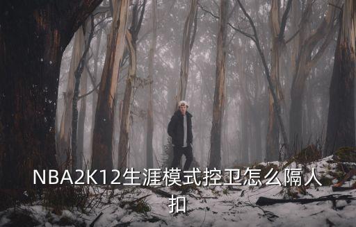NBA2K12生涯模式控卫怎么隔人扣