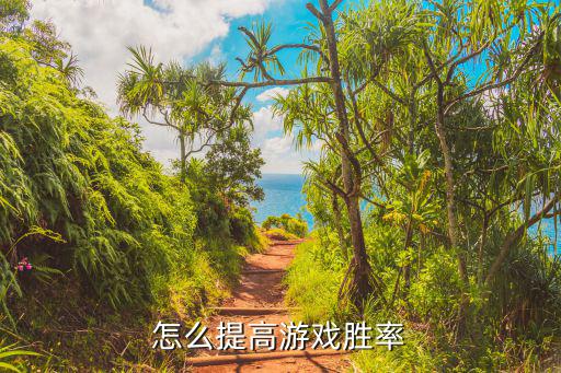 怎么提高游戏胜率