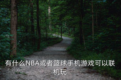 有什么NBA或者篮球手机游戏可以联机玩