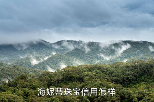 海妮蒂珠宝信用怎样