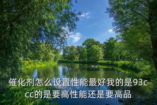催化剂怎么设置性能最好我的是93ccc的是要高性能还是要高品