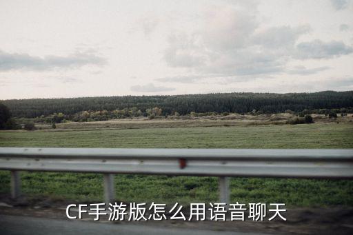 手游cf雾蒙蒙语音卡怎么得，手游版cf如何语音聊天