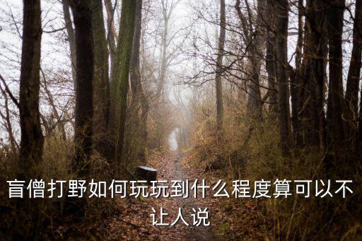 盲僧打野如何玩玩到什么程度算可以不让人说