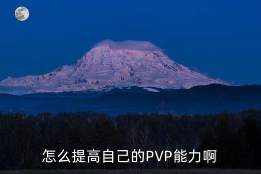 怎么提高自己的PVP能力啊