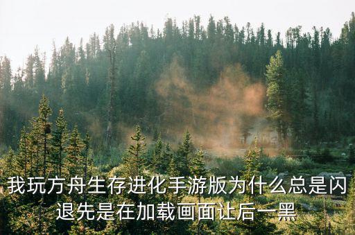 方舟手游白框闪退怎么办，ios方舟闪退怎么办
