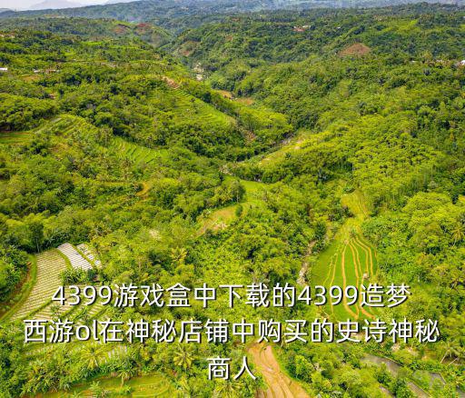 手游造梦西游ol史诗灵尘怎么得，4399游戏盒中下载的4399造梦西游ol在神秘店铺中购买的史诗神秘商人
