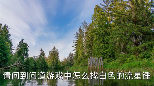 请问到问道游戏中怎么找白色的流星锤