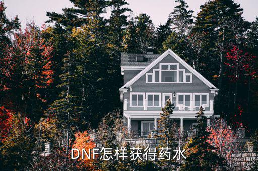 DNF怎样获得药水