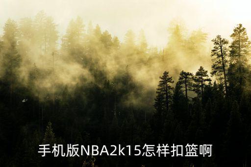 2k手游没徽章怎么扣篮，NBA2konline中怎样才能扣篮