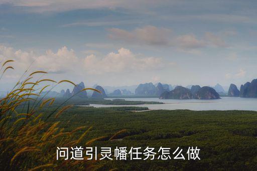 问道手游引灵账怎么获得，问道引灵蟠任务去哪里领取