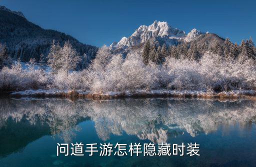 问道手游怎样隐藏时装