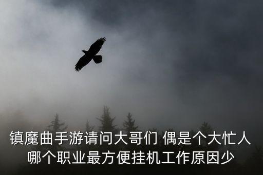 镇魔曲手游请问大哥们 偶是个大忙人哪个职业最方便挂机工作原因少