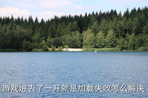 游戏进去了一开就是加载失败怎么解决