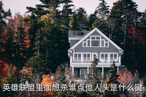 英雄联盟里面想杀谁点他人头是什么键