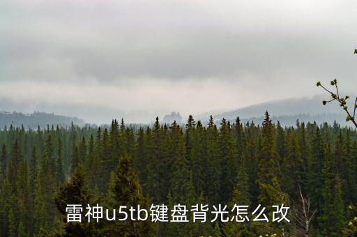 雷神u5tb键盘背光怎么改