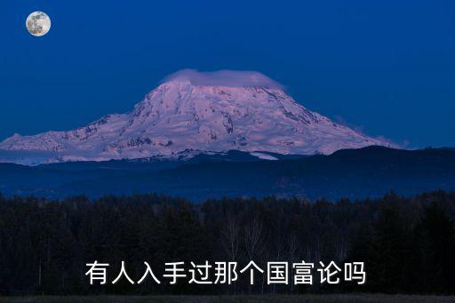 有人入手过那个国富论吗