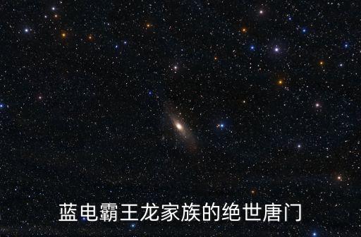 蓝电霸王龙家族的绝世唐门