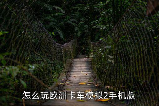 欧洲卡车2重载版怎么下载手游，欧卡2电脑版咋下载在手机