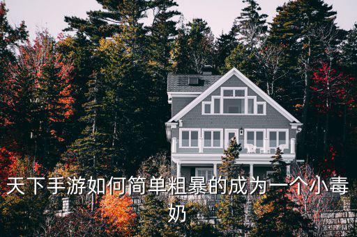 天下手游如何简单粗暴的成为一个小毒奶