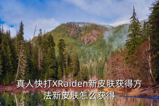 真人快打XRaiden新皮肤获得方法新皮肤怎么获得