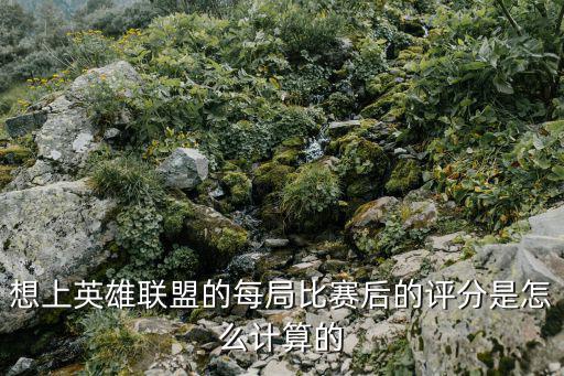 想上英雄联盟的每局比赛后的评分是怎么计算的