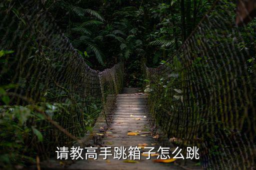 请教高手跳箱子怎么跳