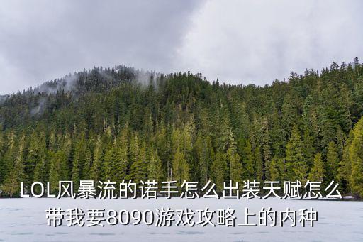 LOL风暴流的诺手怎么出装天赋怎么带我要8090游戏攻略上的内种