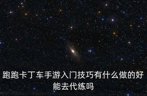 跑跑卡丁车手游入门技巧有什么做的好能去代练吗