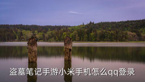 盗墓笔记手游小米手机怎么qq登录