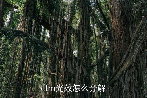 cfm光效怎么分解